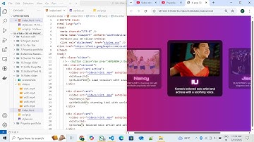 3D K-POP VIDEO SLIDER | HTML CSS JavaScript | Rosé | Nancy | IU | Jisoo | Lisa