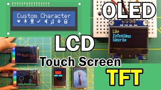 Get Started With OLED Displays with Arduino | Arduino TFT LCD Touch Screen Tutorial LCD1602