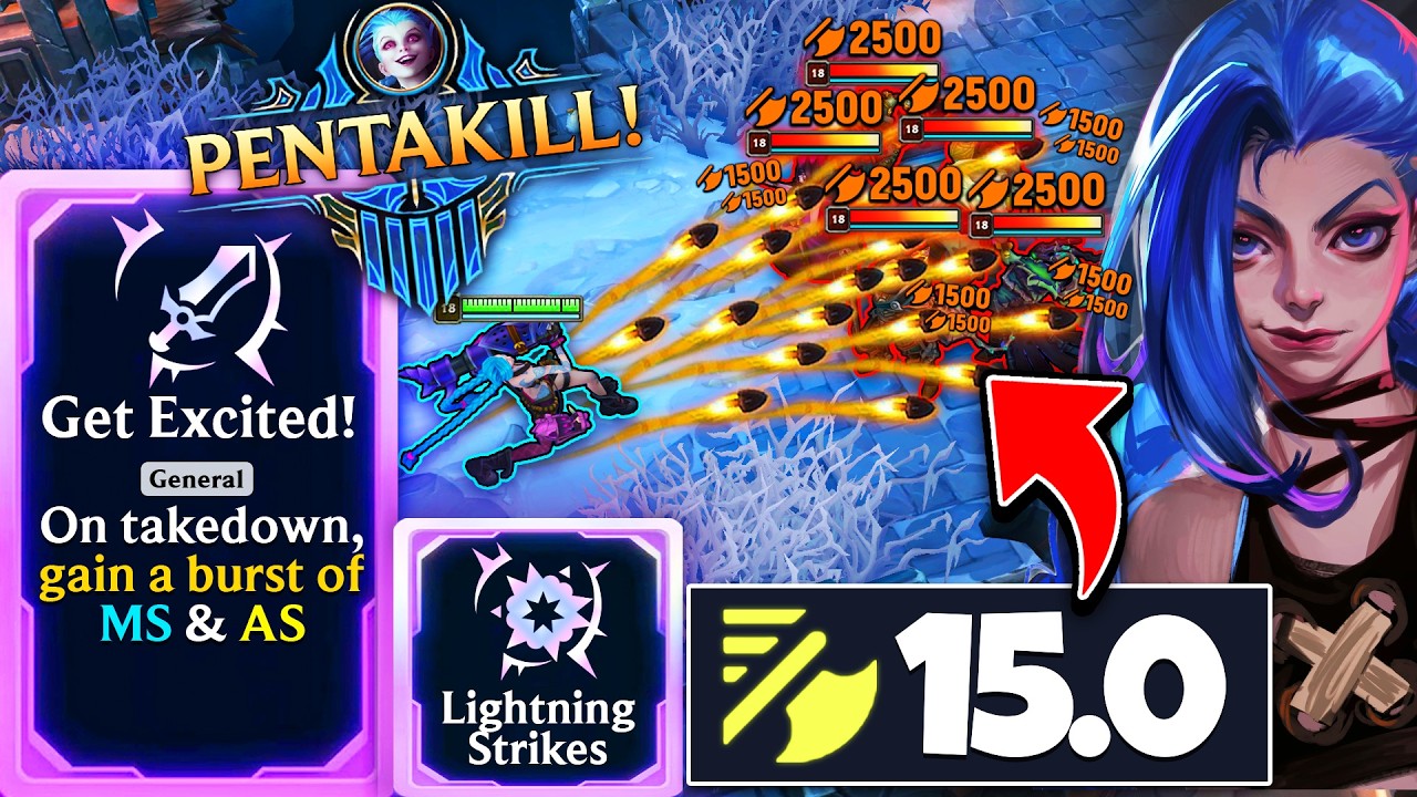 Jinx but I attack so fast it looks like I'm using hacks (15.00 ATTACK SPEED)