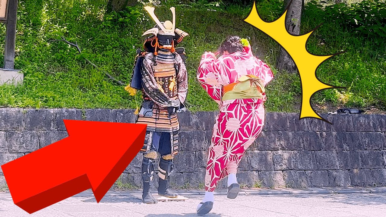 11 SAMURAI Mannequin Prank in Kyoto Japan - YouTube