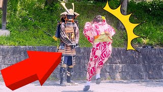 #11 SAMURAI Mannequin Prank in Kyoto Japan