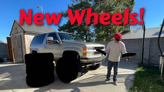 Lifted Two Door Tahoe Gets New Wheels and Taillights