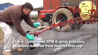 Boom Sprayer Calibration