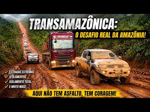 TRANSAMAZÔNICA: Aqui Não Tem Asfalto, Tem Coragem!