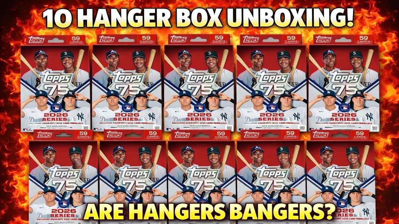 ARE HANGERS BANGERS?!  10 Topps 2026 Series 1 Hanger Boxes… BIG HITS?!