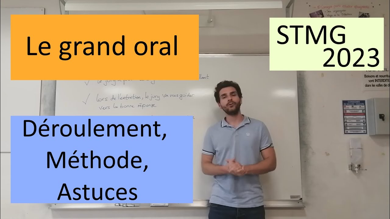 Le grand oral STMG en 2023 - YouTube