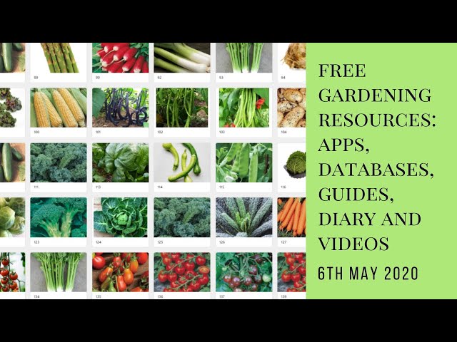 Free gardening resource