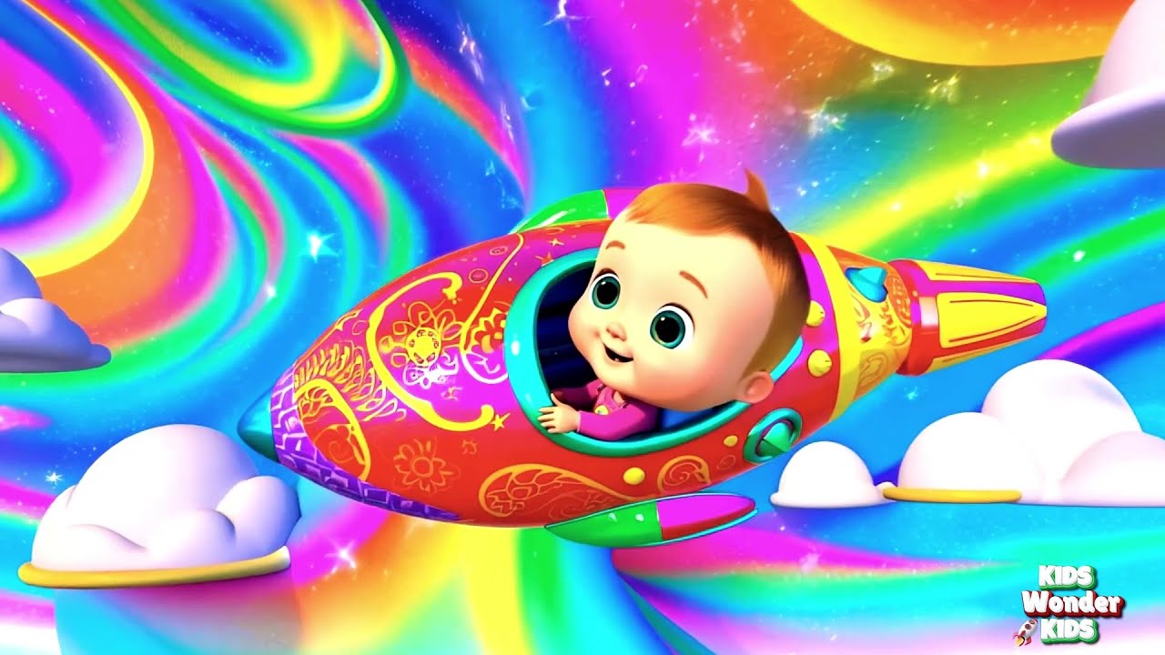 🚀🌕 Moonbeam Flight Adventure! Kids Song | Space Exploration & Rocket Trip for Children!