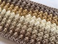 CROCHET TUTORIAL |This Crochet Stitch is Wonderful for Blanket, Hat, Vest or Cardigan