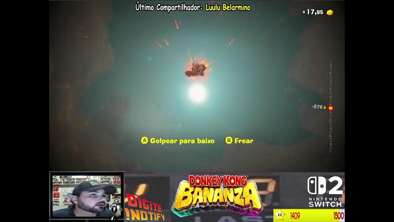 Jogando Donkey Kong Bananza