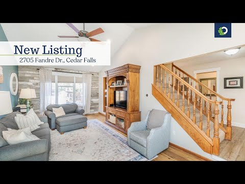 2705 Fandre Drive, Cedar Falls, IA home video tour