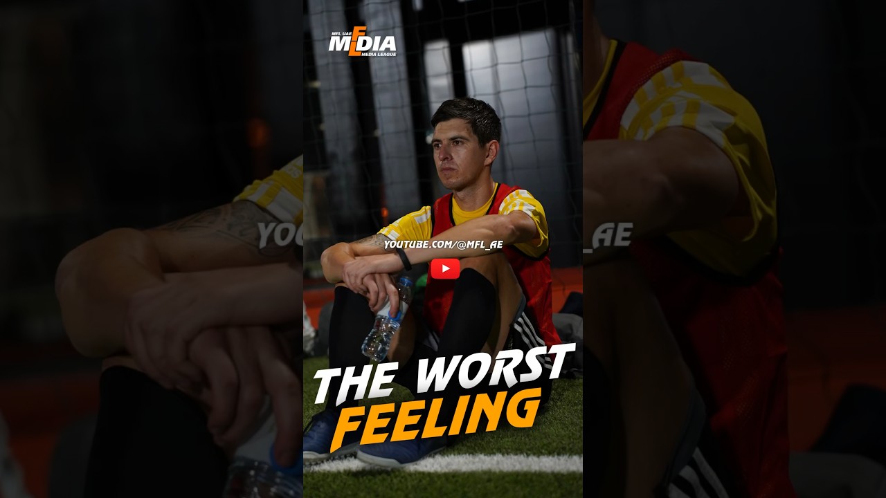 The worst feeling as a footballer. 