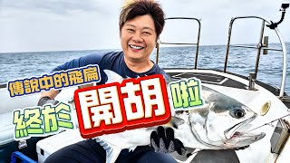 【海釣船釣魚】龜了三趟的飛扁終於在第四趟開胡了釣到手痠還提早收竿回航