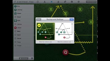 Play Settings - Flag Football Playmaker iPad App v2.0
