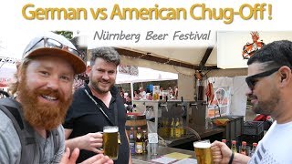 German Vs American Chug-Off Nürnberg Beer Festival