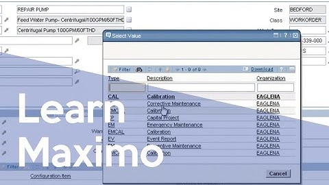 Maximo 7.5 Basic Work Planning