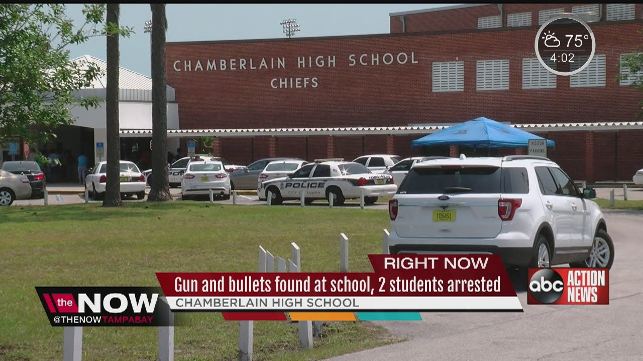 2 students arrested after gun found at school - YouTube