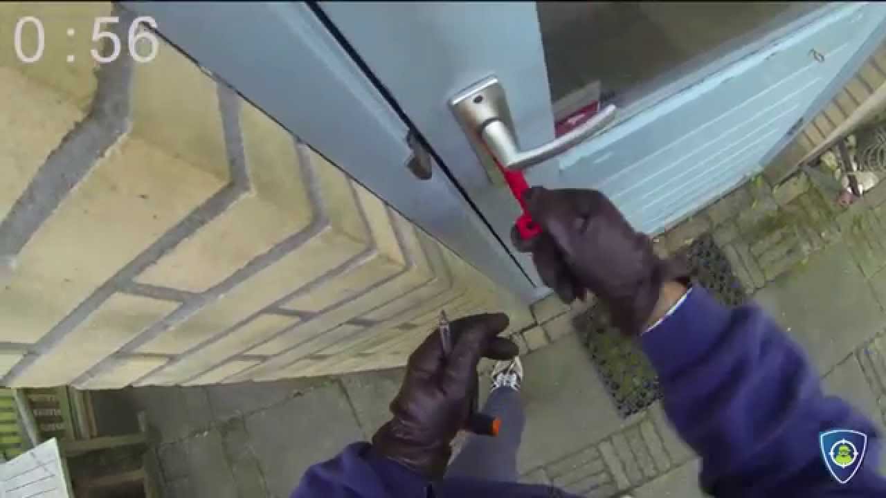 Inbreker stuit op achterdeur met kerntrekbeveiliging: 