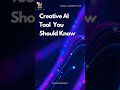 Do You Know | Creative AI Tool You Should Know | AI Clockwise Tools | #shorts #ai #aitool