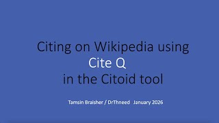 Wikipedia editing: Using a citation template within Citoid