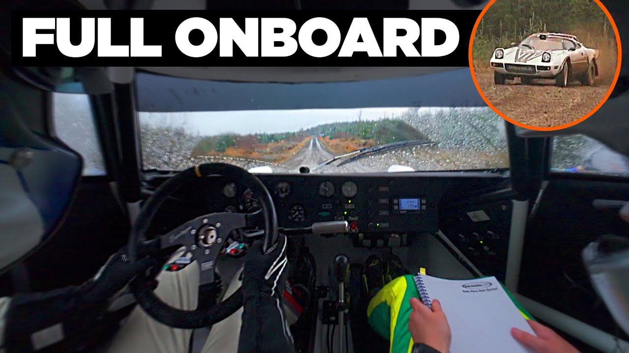 Lancia Stratos RAC Rally 2025 FULL ONBOARD 😨 Seb Perez