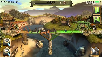 Bridge Constructor Medieval - Chapter 3 - Bridge 7