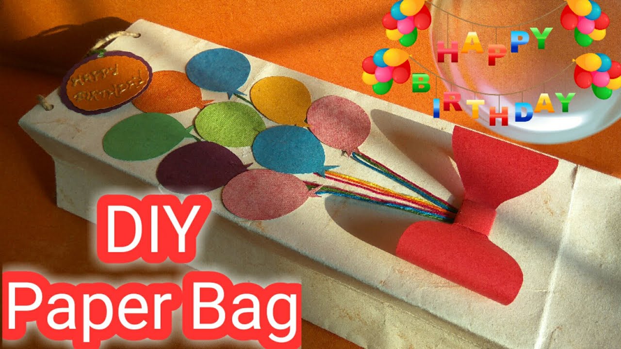 Paper Gift Bag Birthday Special DIY YouTube