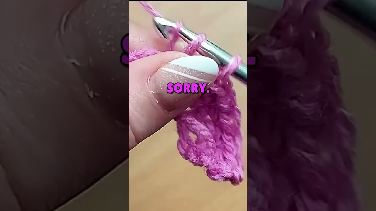 Не допускайте этой ошибки при вязании крючком — вяжите в правильную петлю! 