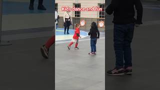 Girls dancing and enjoying at museum #shorts #dance #fun #girl #kids