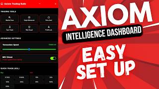 Market Intelligence Dashboard on Axiom Pro: Get Alerts Before the Pump