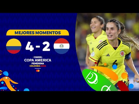 #CAFem | Colombia 4-2 Paraguay | Highlights