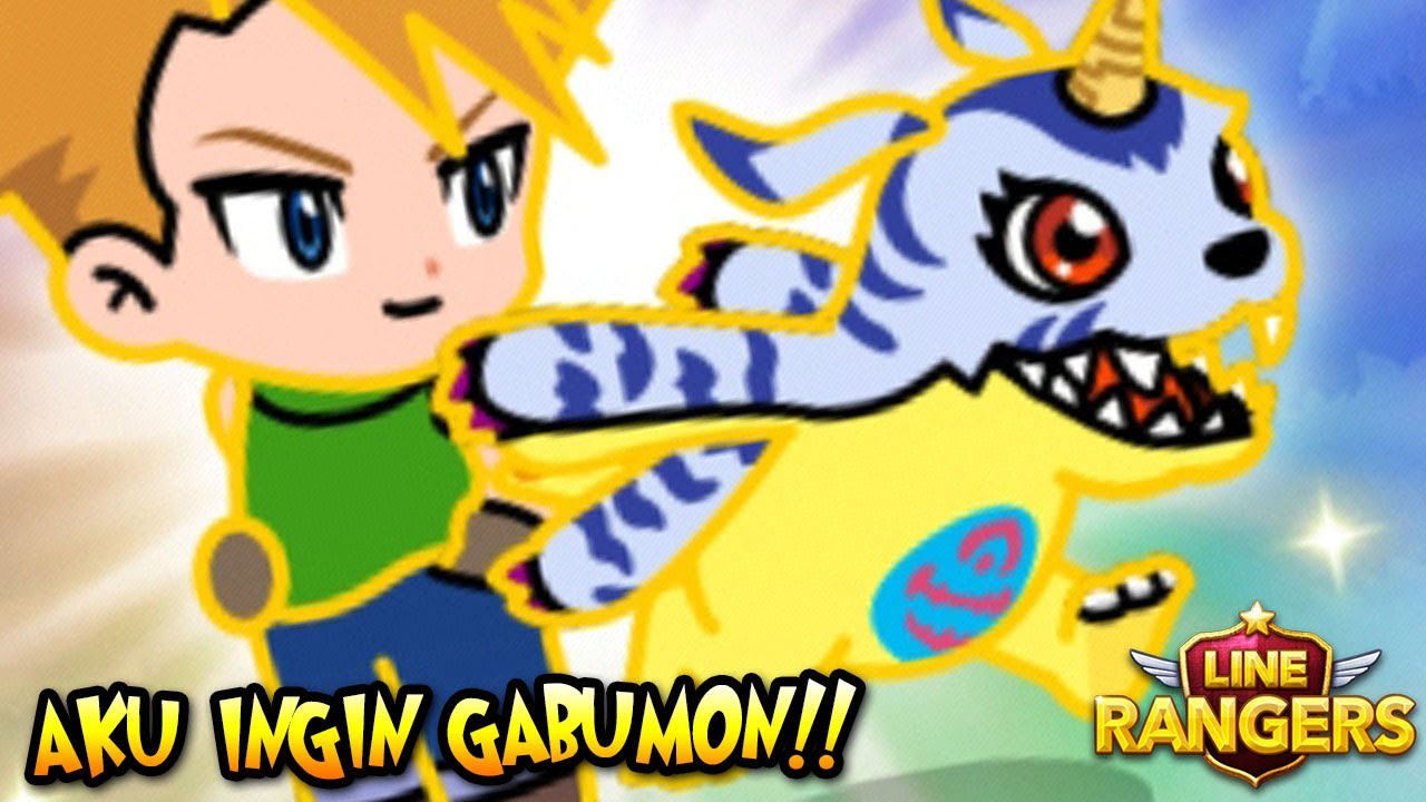 AKU INGIN GABUMON!! 😭😭 LINE RANGERS (INDONESIA): DIGIMON ADVENTURE TIE ...