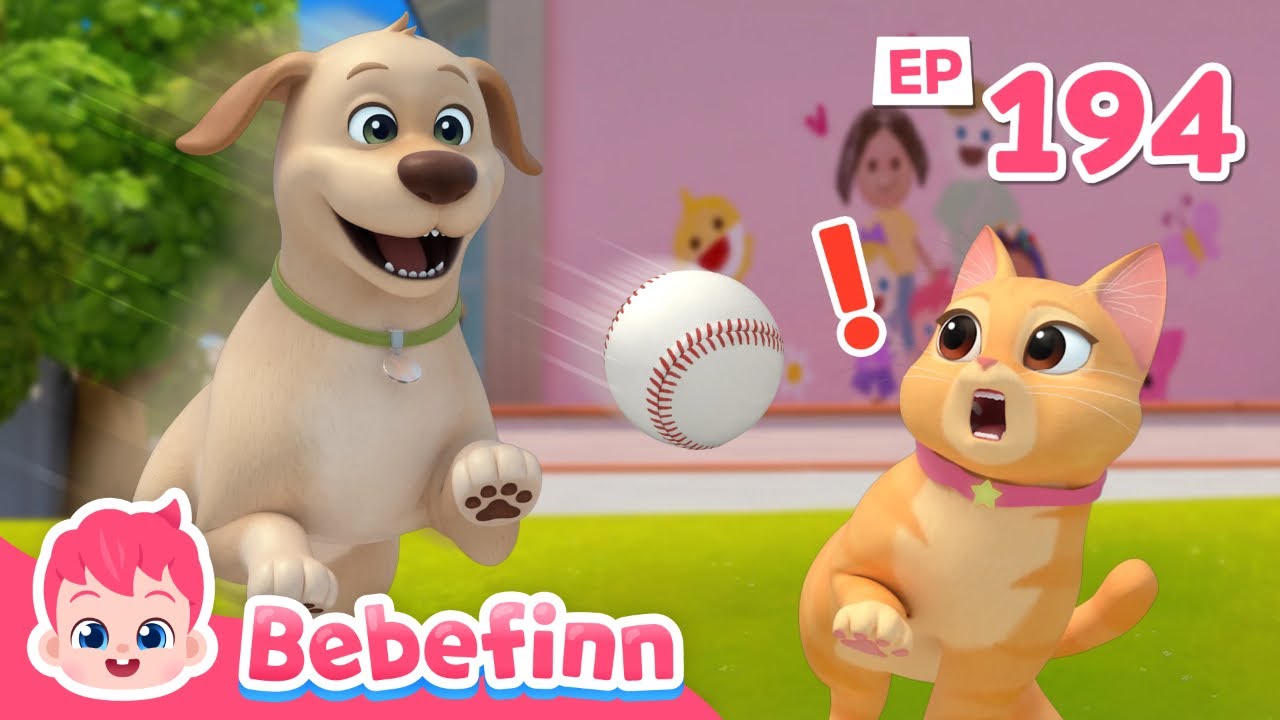 Boo and Mandoo, Cat vs Dog! 🐱🐶 ㅣEP194ㅣSong for KidsㅣBebefinn Nursery Rhymes
