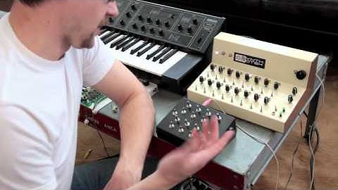 16 Step Analog Step Sequencer Kit DEMO #3 Clock input feature