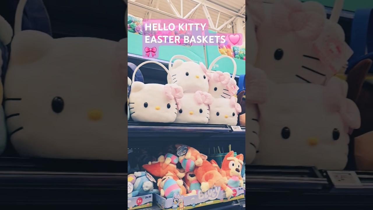Hello kitty easter baskets 🧺 🎀🩷 