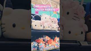 Hello kitty easter baskets 🧺 🎀🩷 #hellokitty #easter #basket #hellokittystuff #cute #pink #bow