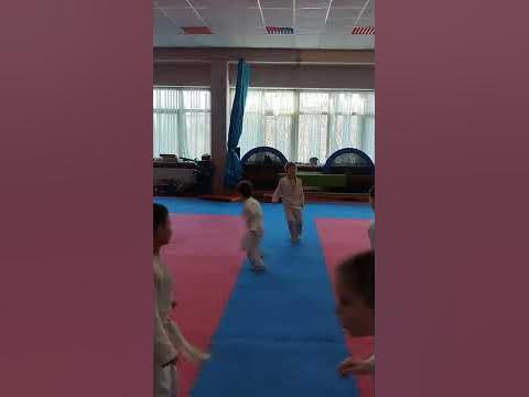 Соревнования по игре в салки среди детей занимающихся дзюдо - YouTube