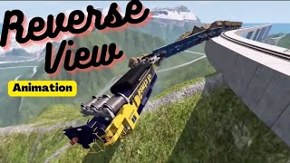 Reverse Video||Trains 🚂🚃🚃Accidents and Crashes|3|BeamNG.Drive|Animation Video|Train Accidents Rewind