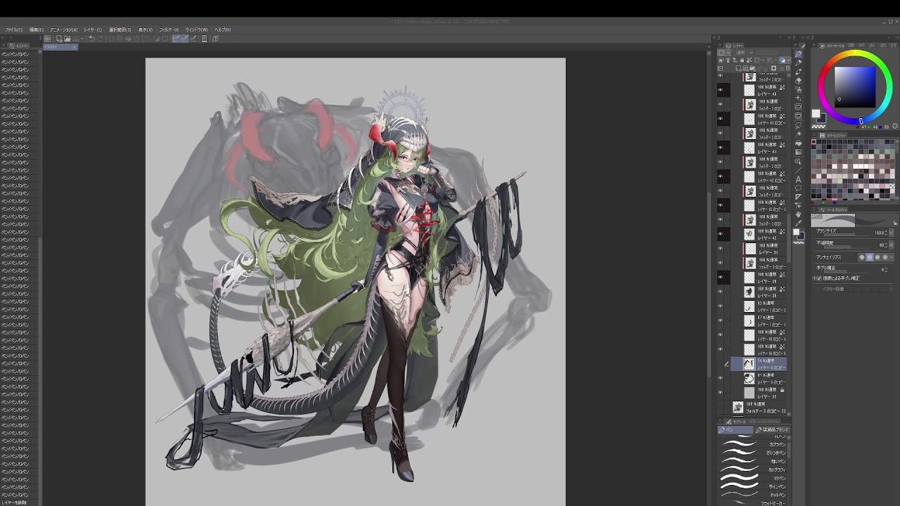 【お絵描き配信】OC落書き配信_20260114