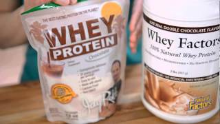 Jay Robb vs. Whey Factors Protein Powder Reviewed