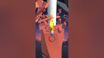 stack ball ghost gameplay ||Andriod/iso game #shorts #satisfying