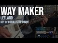 Way maker  leeland  lead guitar  key of d full step down