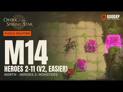 Order of the Sinking Star | Heroes 2-11 (V2, Easier) (M14) Solution | North, Heroes 2: Monsters