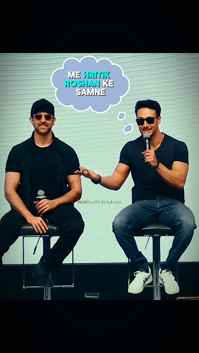 Tiger Shroff 🔥Challenge Hrithik Roshan🩵 | Tiger Shroff Said Hrithik Roshan Interview