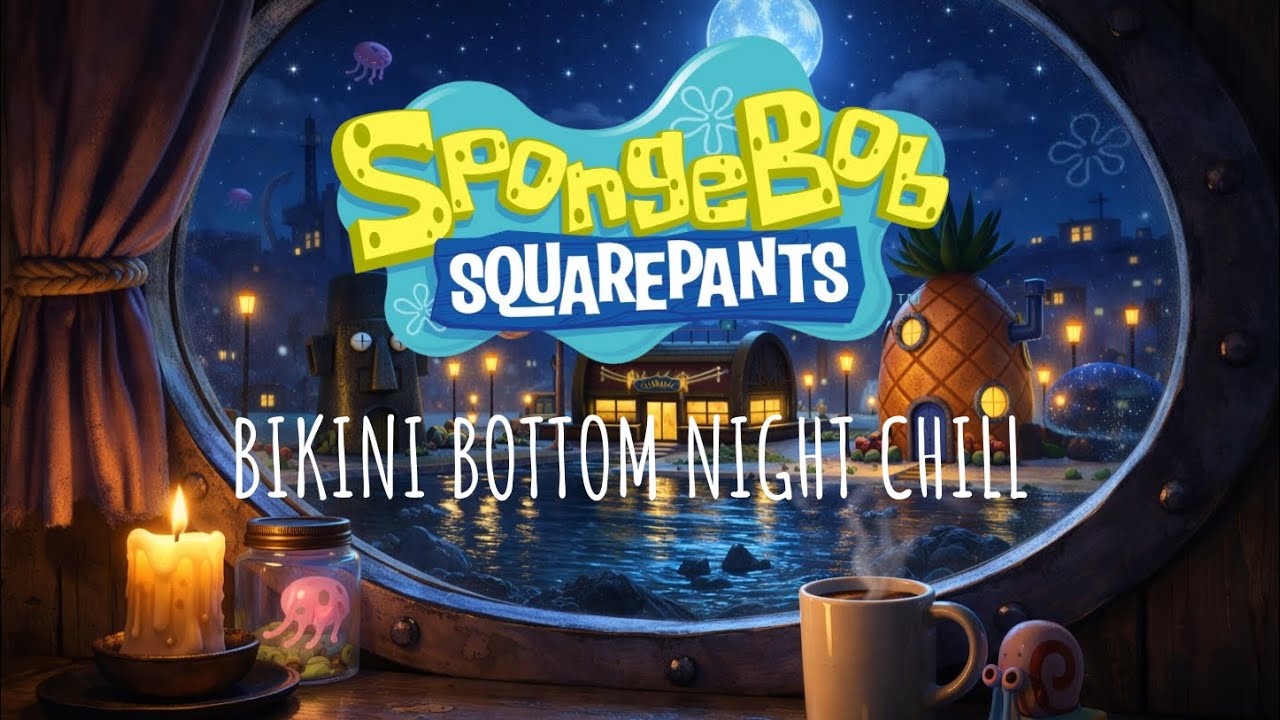 Spongebob Underwater night Ambience – Bikini Bottom relax” - YouTube