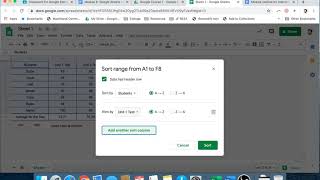 Google Sheets - Module 6