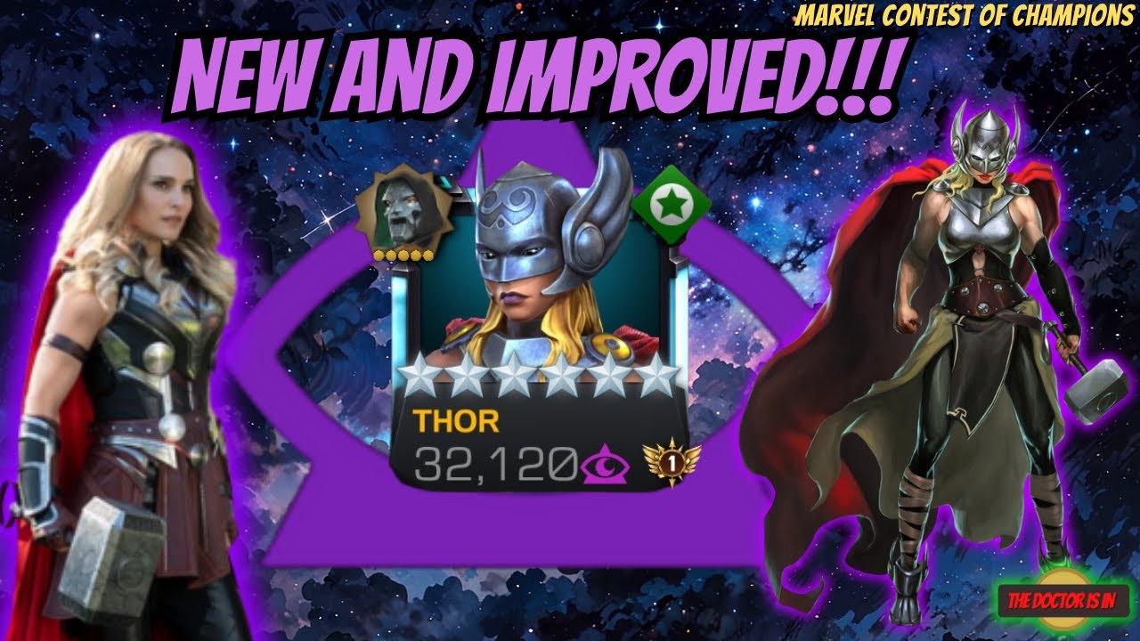 Тор Джейн Фостер накачалась | Тебя это волнует??? Marvel: Битва чемпионов - MCOC