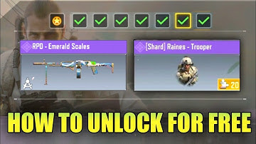 How To Fast Unlock/Get RPD Emerald Scales in COD Mobile | Get Cooked Seasonal Event CODM