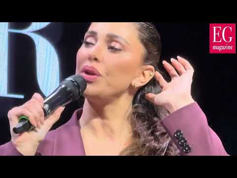 Video Belen Rodríquez si apre completamente per l’intervista sul palco di Vanity Fair Stories