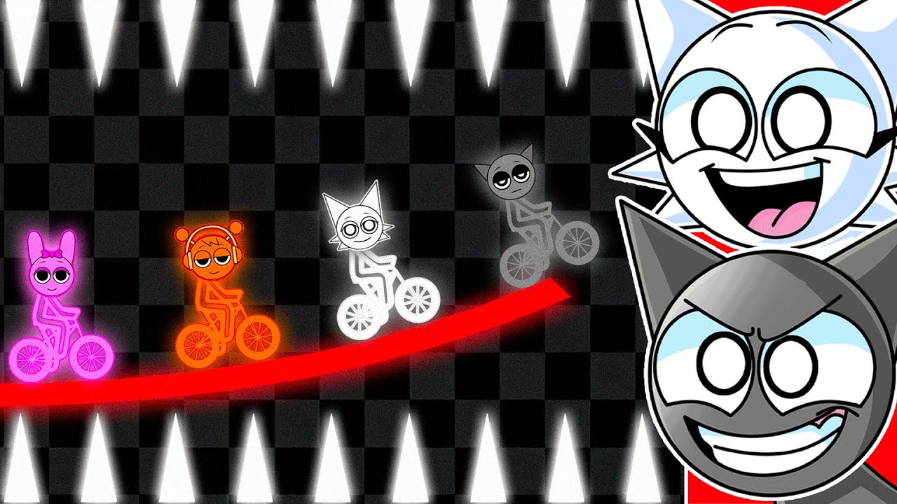 Величайшая велосипедная гонка SPRUNKI